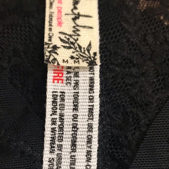 Free People sheer hipster panties Medium black - Picture 6 of 8